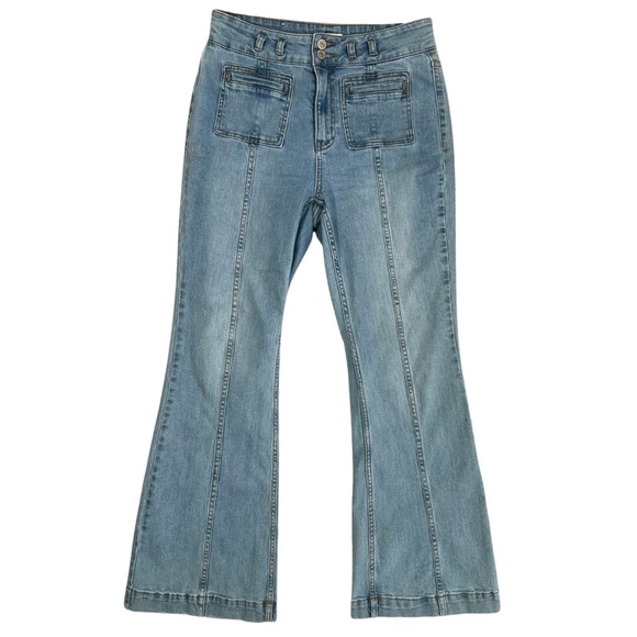 Shyanne Denim - Shyanne High Rise Flare Trouser Jeans Womens Size 30 Short Western Denim